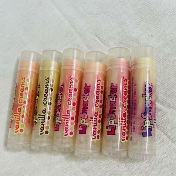 NEW Bonne Bell Lip Smackers Vanilla Creams Set Original Rare 6 Piece Complete - Picture 2 of 6